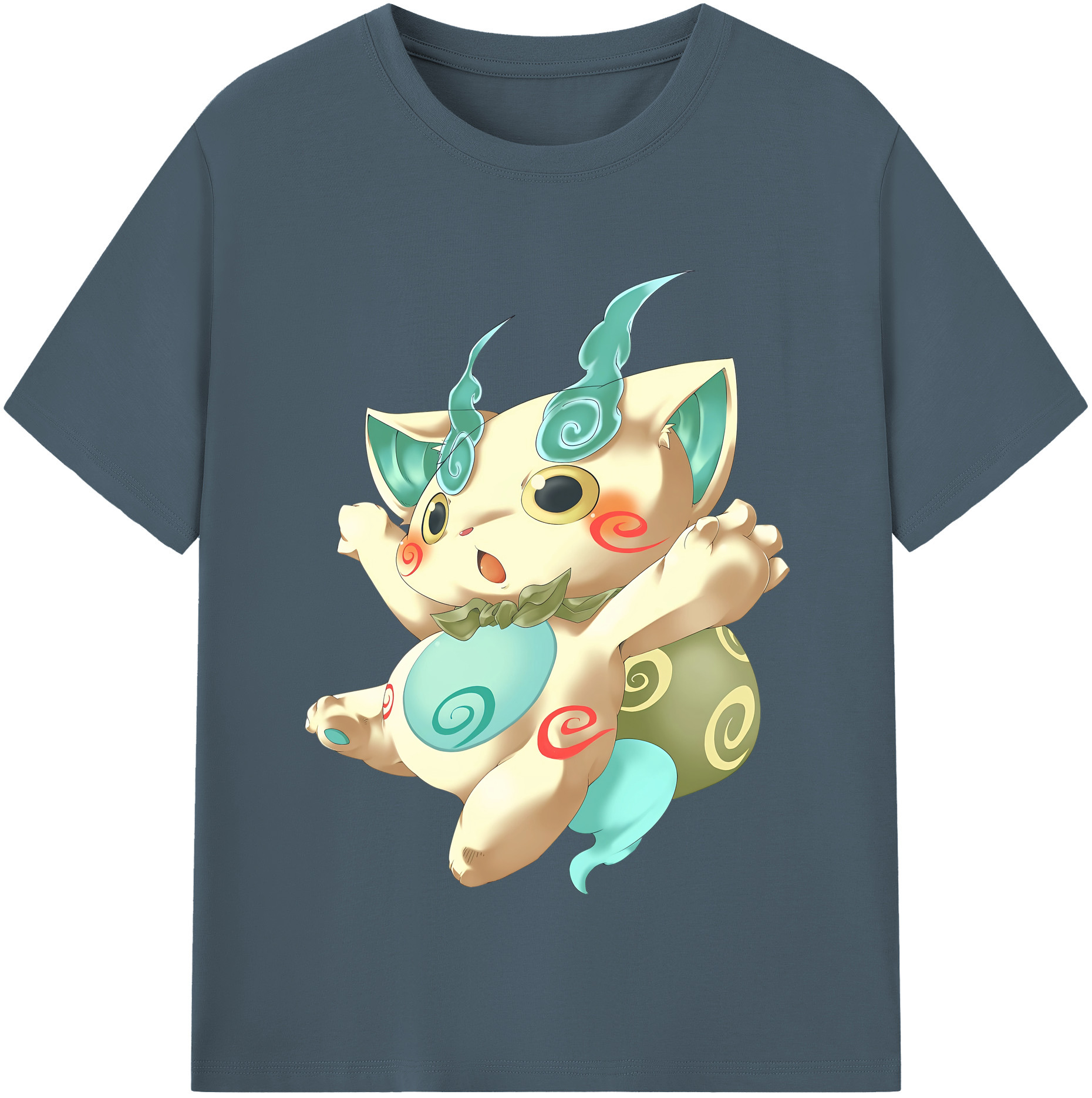 （画像用） 妖怪ウォッチ Yo-kai Watch 綿100％半袖Tシャツ（フロントプリント）
